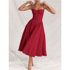Ruched Sweetheart Neck Cami Dress